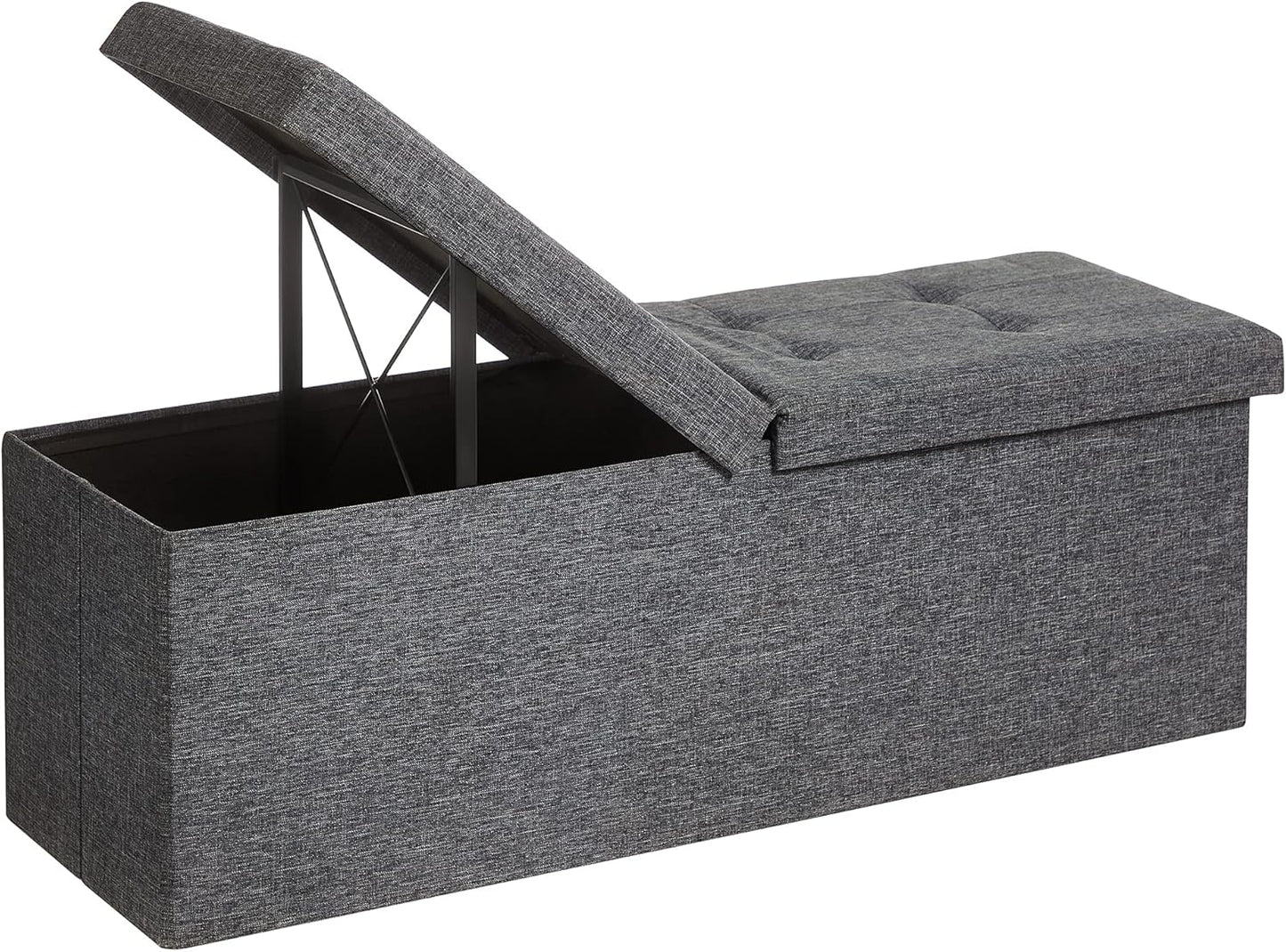 SONGMICS MAZIE Collection 43 Inches Storage Ottoman for Home