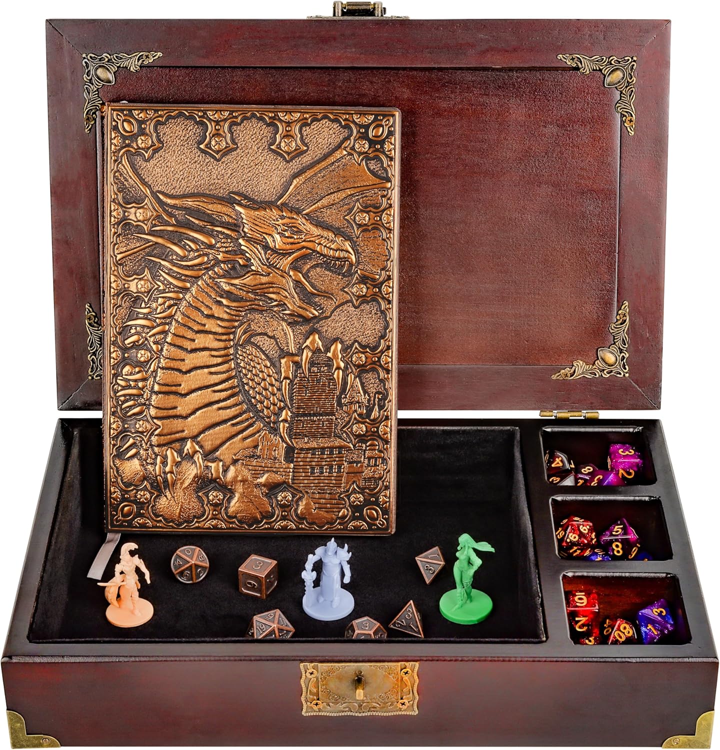DND Dice Tray 3 in 1 - Ultimate Dungeons and Dragons Accessory