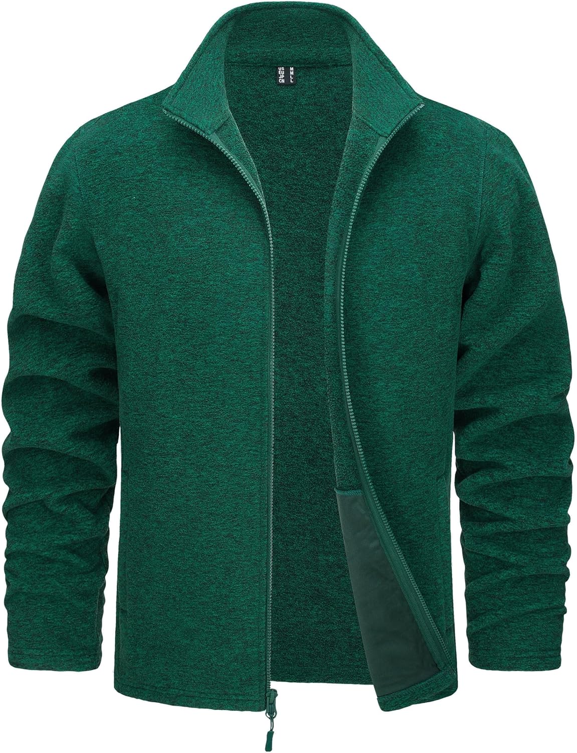 TACVASEN Men's Fleece Jackets Full Zip Lightweight Warm Coats