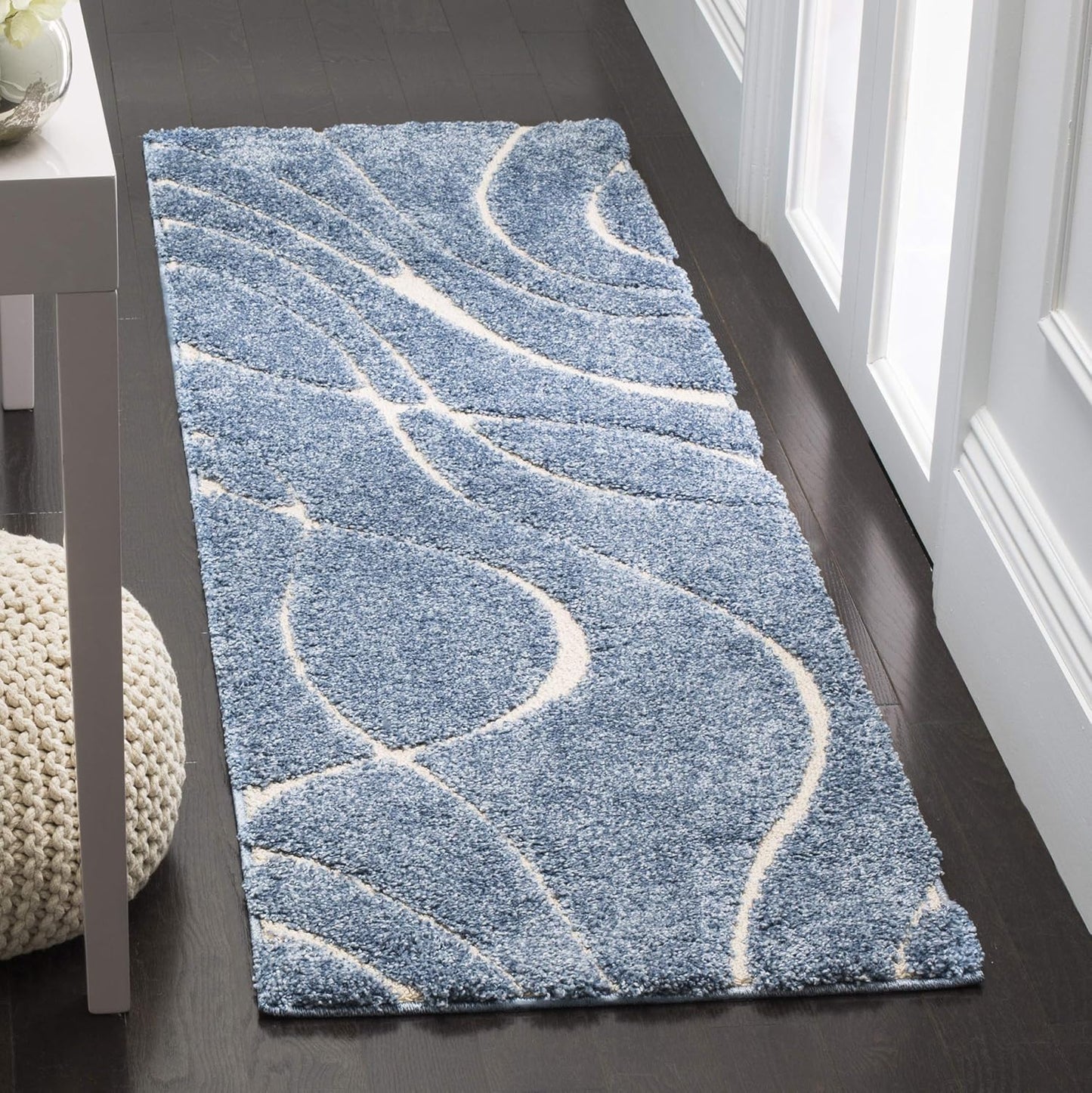 SAFAVIEH Florida Shag Runner Rug - Cozy Non-Shedding Design