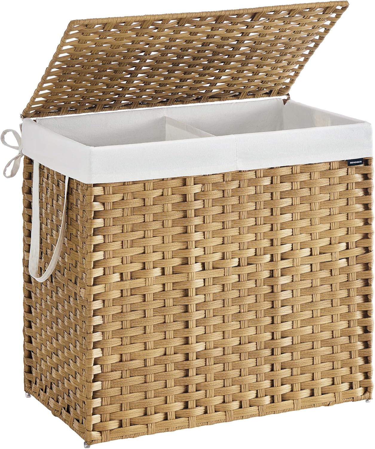 SONGMICS Laundry Hamper with Lid for Easy Laundry Storage