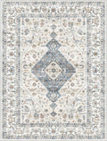 Area Rug 9x12, Washable Vintage Rug for Living Room