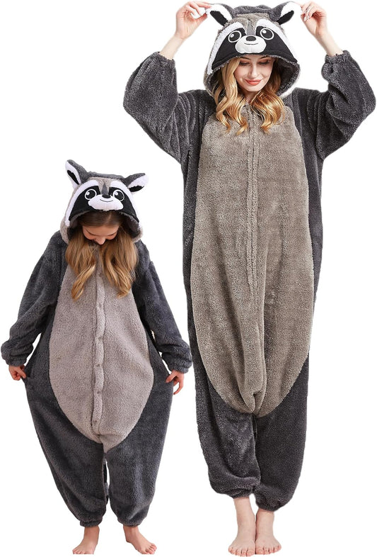 DarkCom Kids Raccoon Onesie for Halloween and Christmas Fun