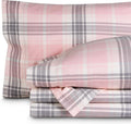 Bare Home Flannel Sheet Set Prints, Velvety Soft Heavyweight - Deep