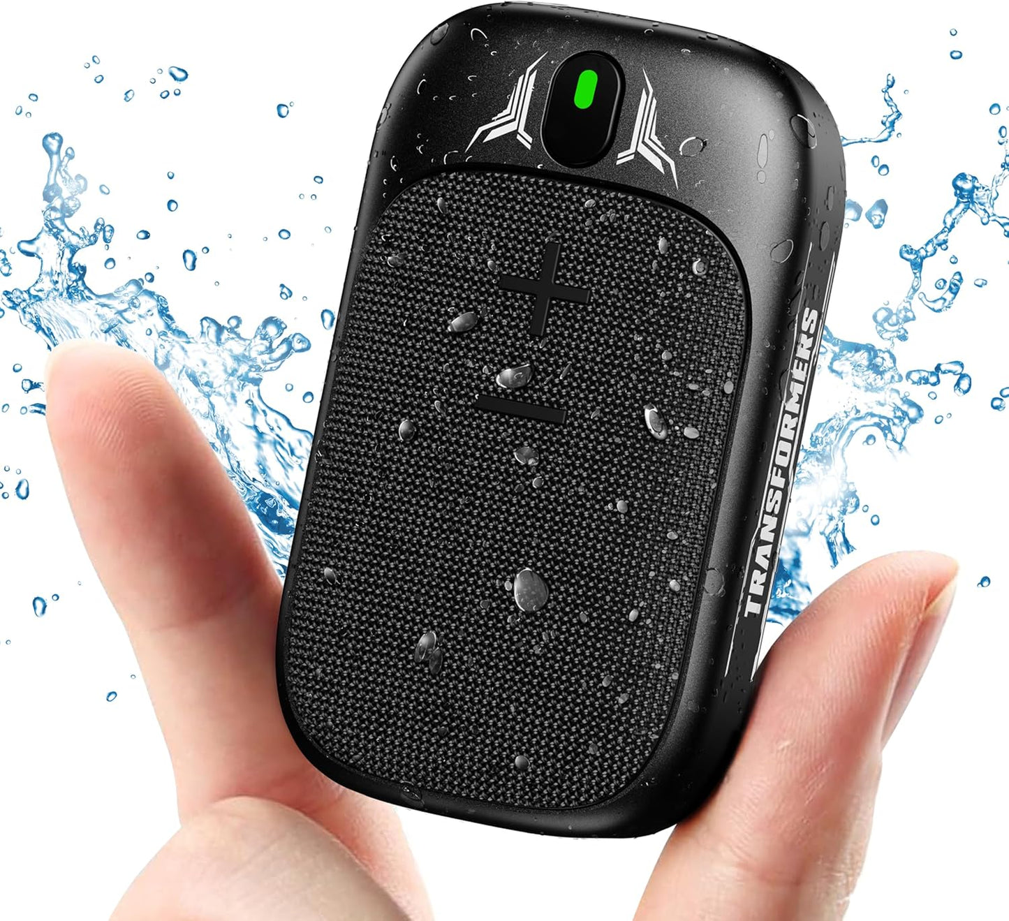 Mini Wearable Bluetooth Speaker - 15H Playtime, IPX5, Mic