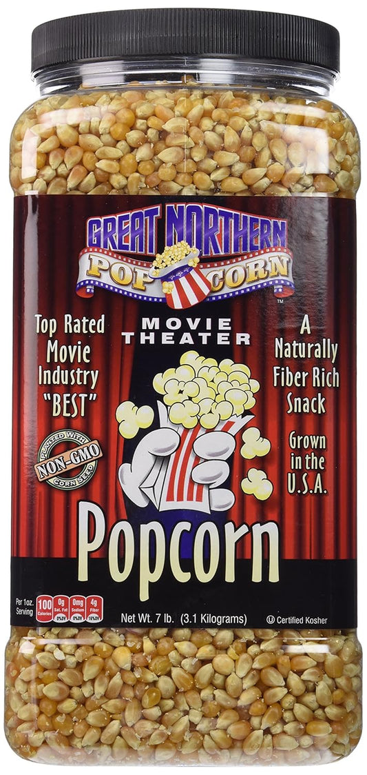Non-GMO Gourmet Popcorn - 7lb Jug by Great Northern Popcorn