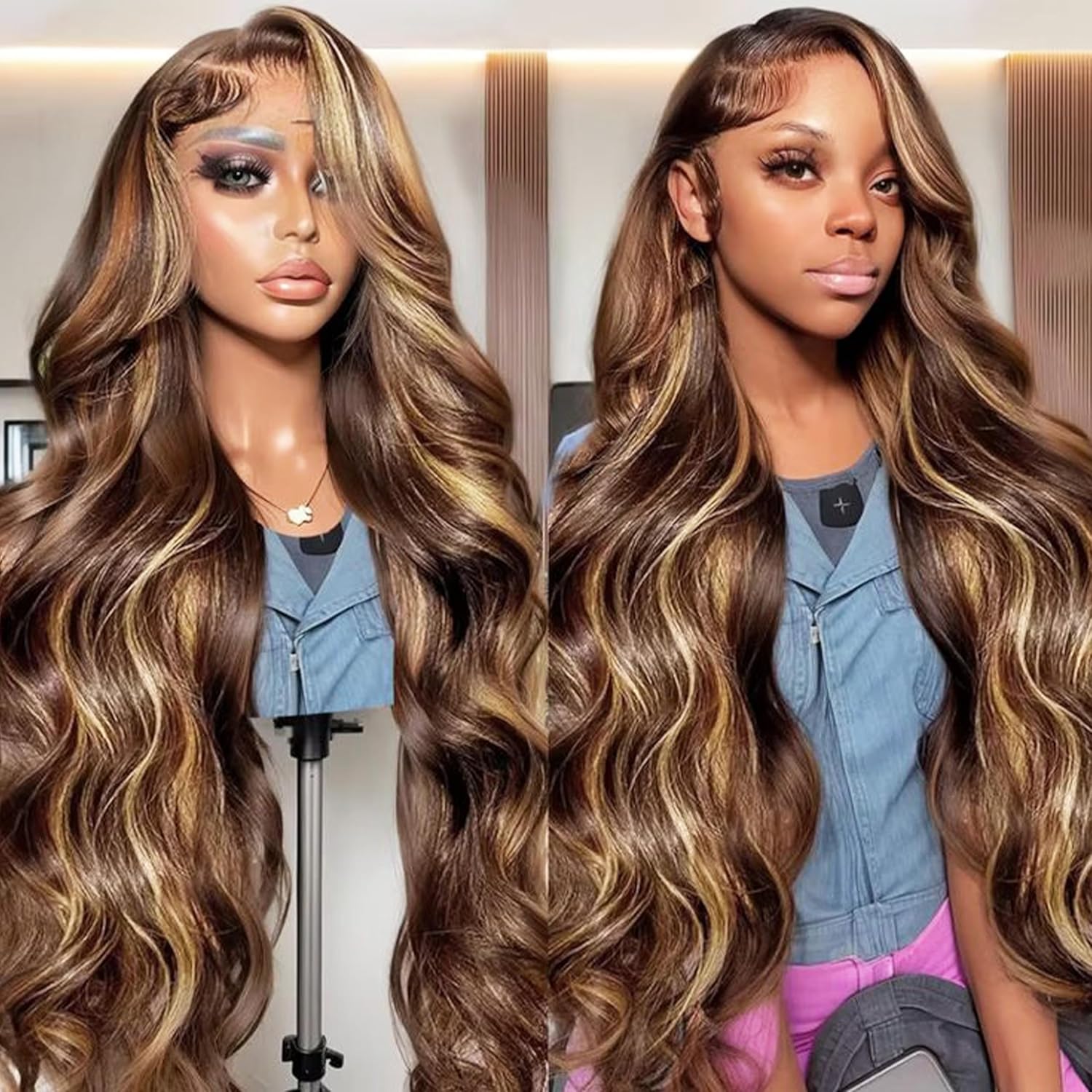 Honey Blonde Ombre 13x6 Lace Front Wig for Stunning Styles