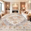9x12 Area Rugs for Living Room - Ultra-Thin Washable, Non-Slip Large