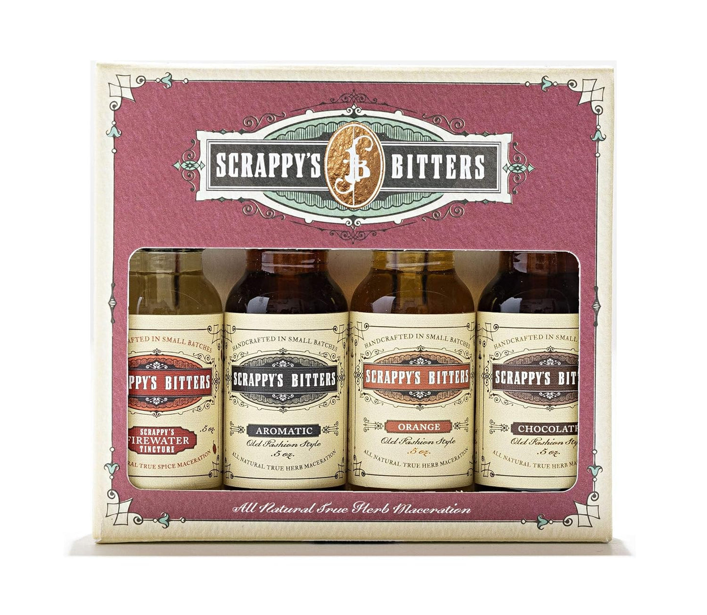 Organic Scrappy's Bitters Gift Set - Pure Flavors, No Chemicals