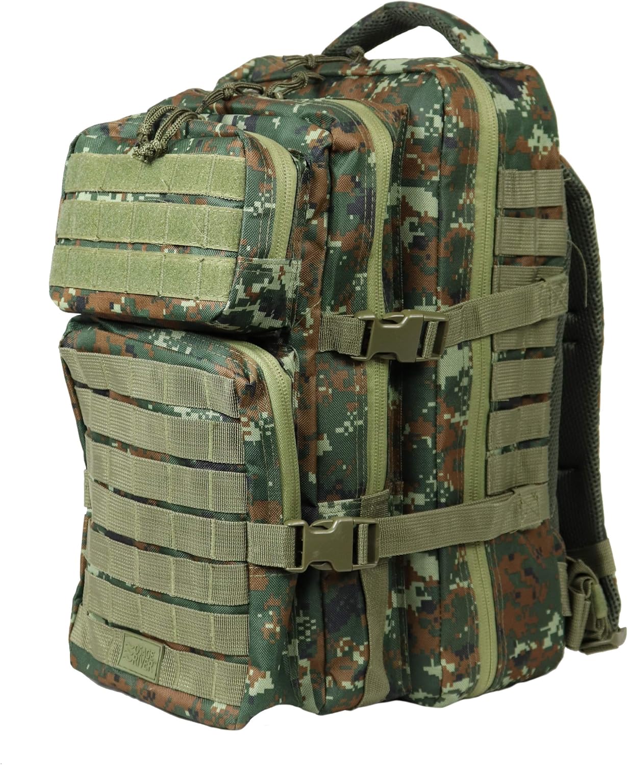 Osage River Fishing Backpack: Rod Holder, Tackle Bag, Camo