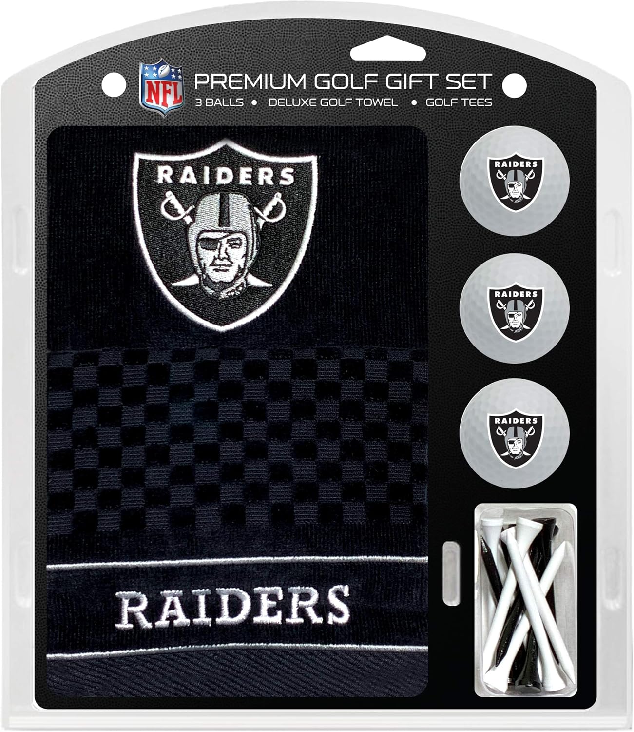 Team Golf Premium NFL Gift Set with Towel, Balls, and Tees