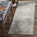 SAFAVIEH Evoke 2ft 2in x 11ft Grey/Ivory Runner - Durable Stylish