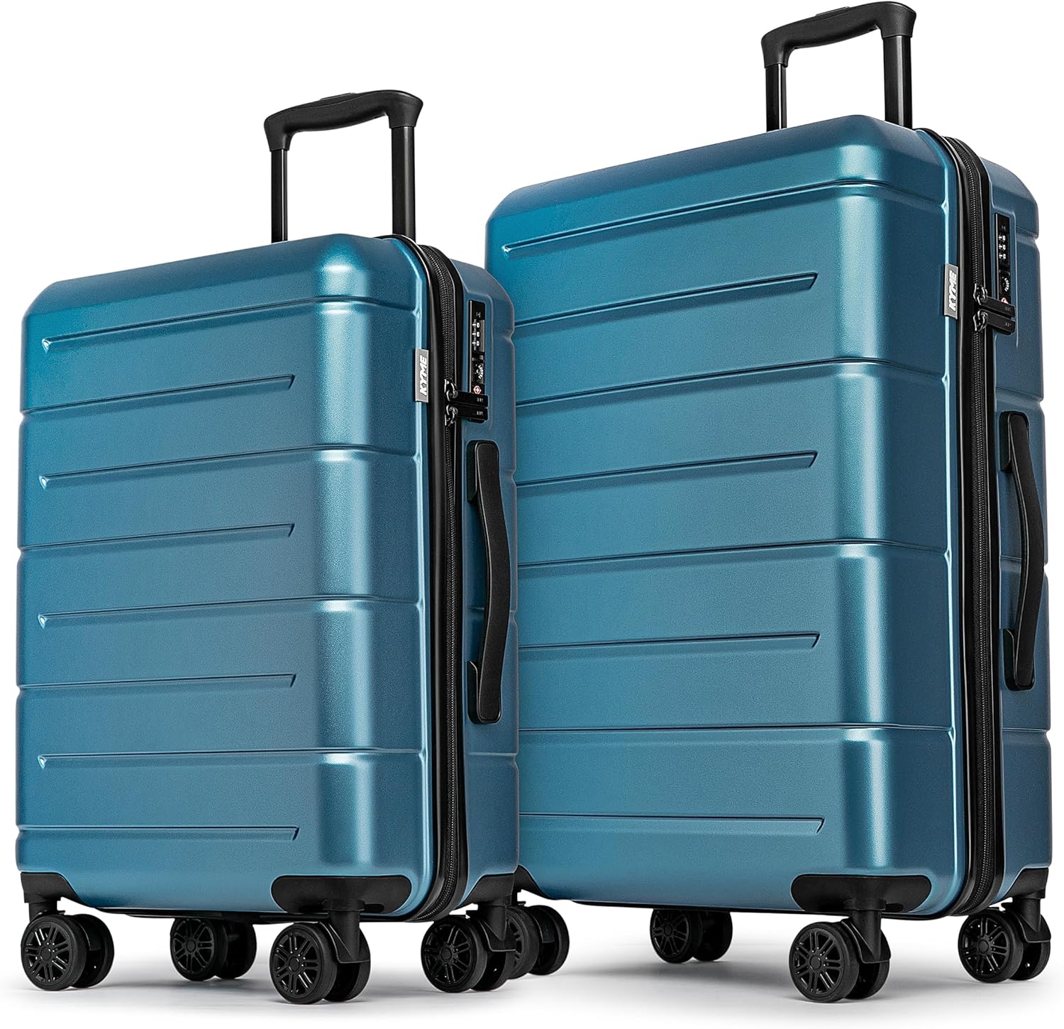 KYME Luggage Sets 2 Piece Hardshell Suitcase Set for Travel