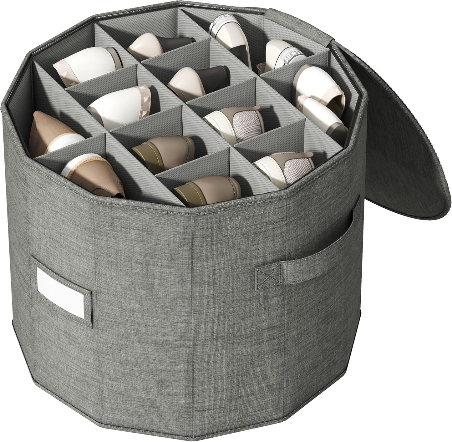 Cylindrical Shoe Organizer for Closet - Stylish Storage Solution