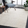 SAFAVIEH Abstract Collection Rug 9 ft x 12 ft Ivory Blue - Handmade