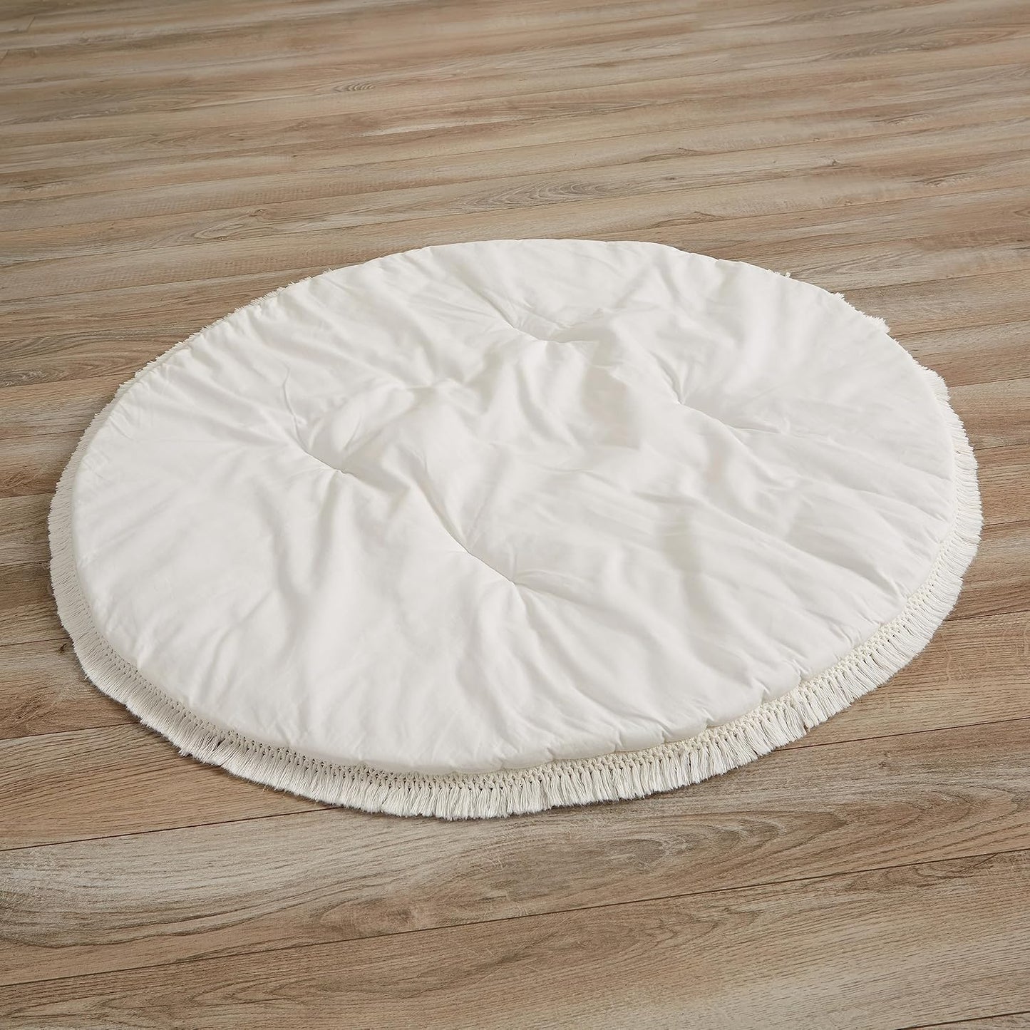 Ivory Boho Diamond Baby Play Mat for Tummy Time and More