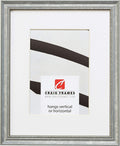Ornate Silver Picture Frame 18 x 36 in matted to 14 x 32 in photo