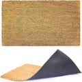 Coco Coir Doormat 36in x 96in - Heavy Duty Natural Entry Rug