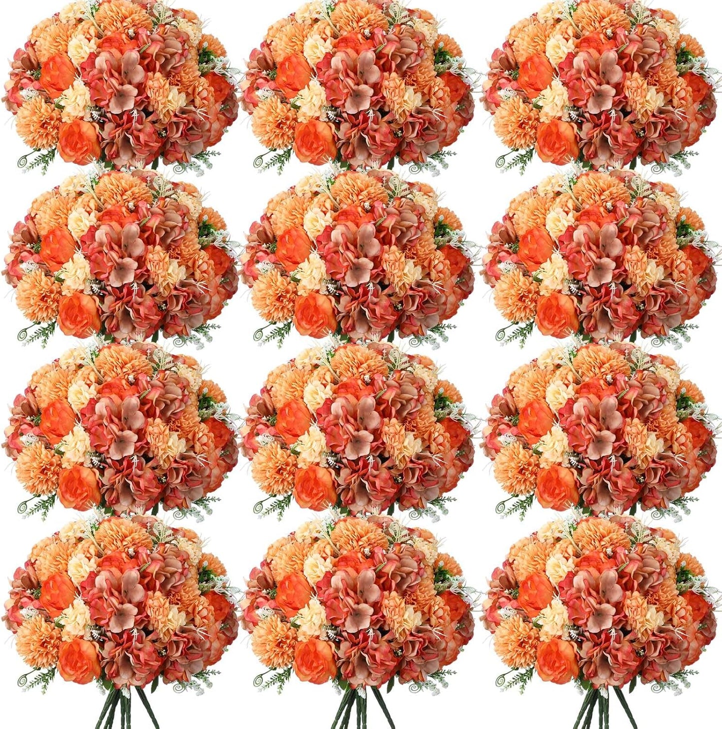 Artificial Peonies Silk Flowers for Wedding Table Centerpiece