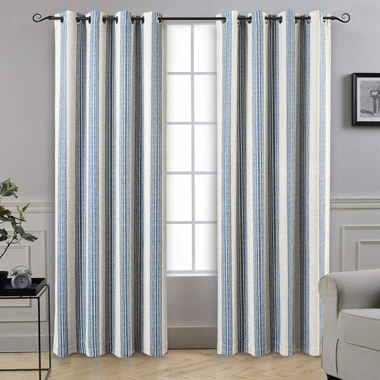 DriftAway Chris Linen Blackout Curtains for Elegant Home Decor