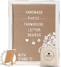 Cappuccino Felt Letter Board by Felt Creative Home Goods