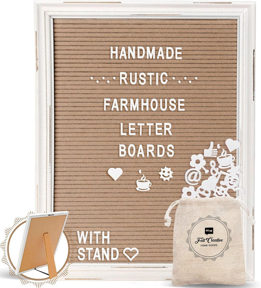 Cappuccino Felt Letter Board by Felt Creative Home Goods
