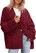 Oversized Chunky Knit Cardigan Sweater for Women - Cozy Layer