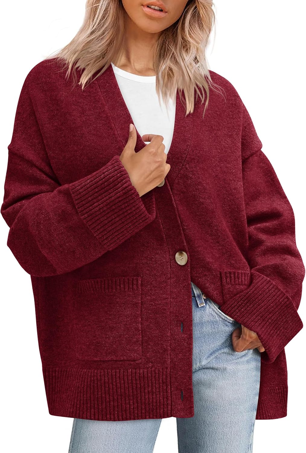 PRETTYGARDEN Women's Oversized Cardigan Sweaters for Fall
