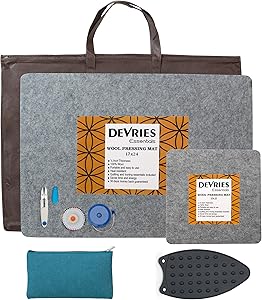 DeVries Essentials Wool Pressing Mat for Quilting - 2 Pack