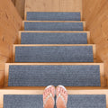 Ottomanson Non-Slip Rubberback Stair Treads for Safety and Style