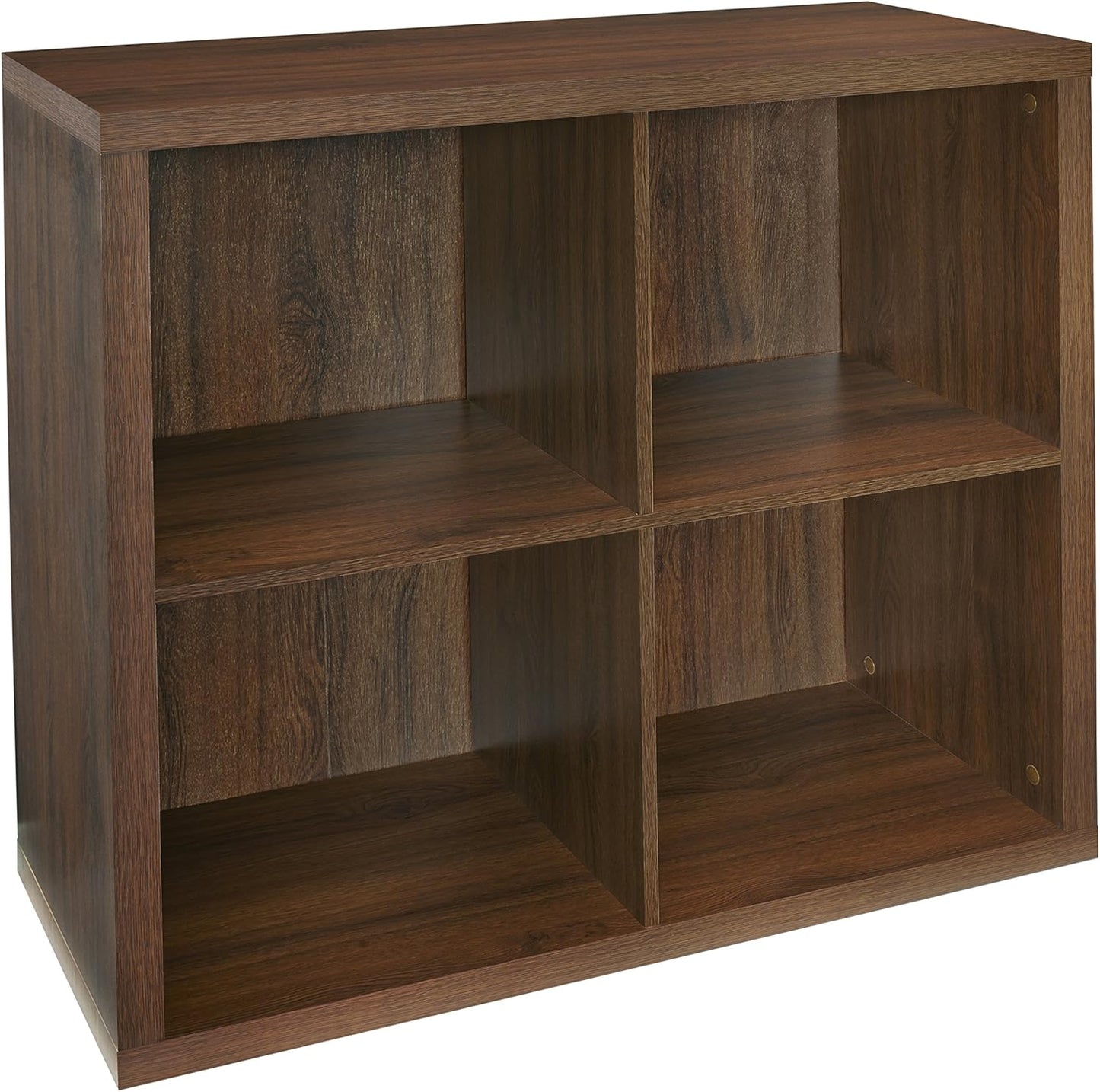 ClosetMaid 4-Cube Storage Organizer in Dark Chestnut Finish