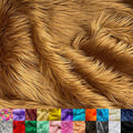 Ice Fabrics Faux Fur Fabric by the Yard - 60 in Wide Light Brown 2