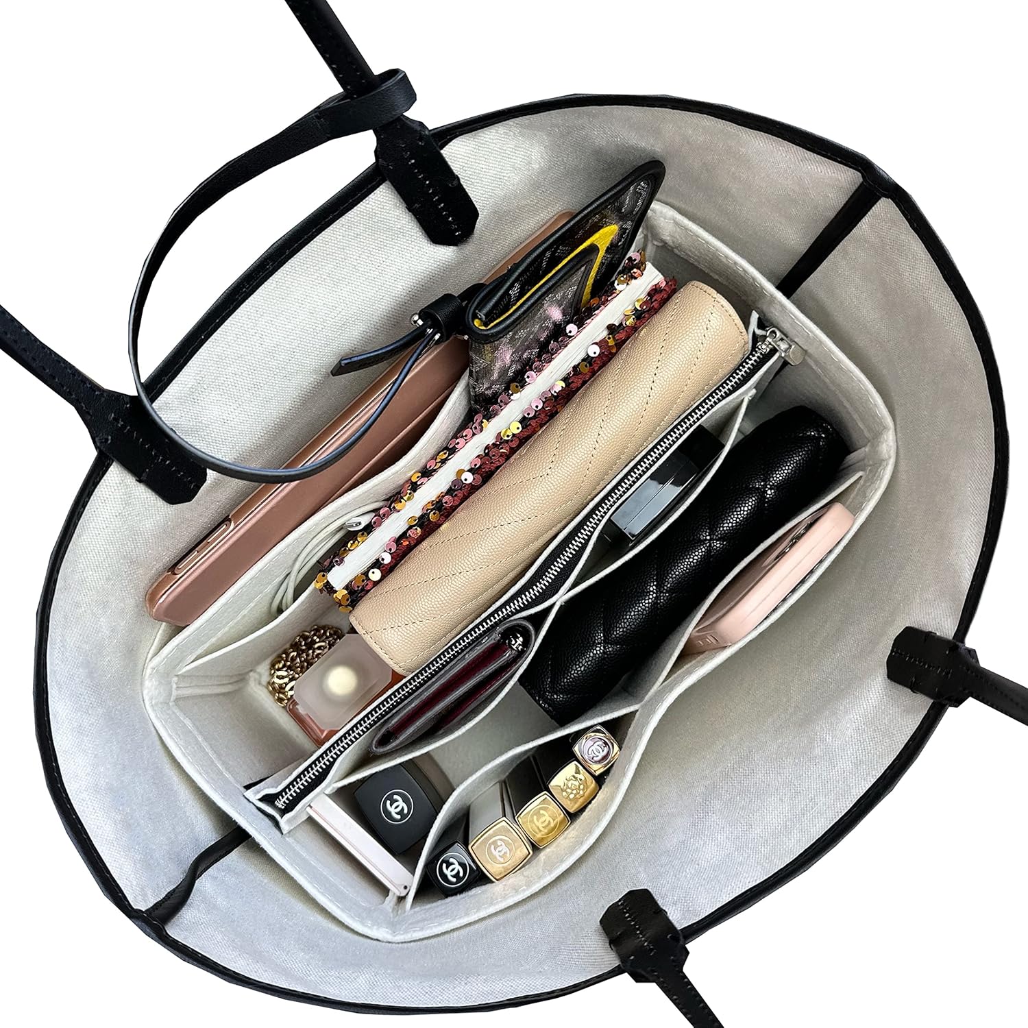 Bag Organizer for St Louis PM GM Tote Insert Premium Felt
