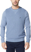 Nautica Ribbed Sweater - Classic Crew Neck Pullover
