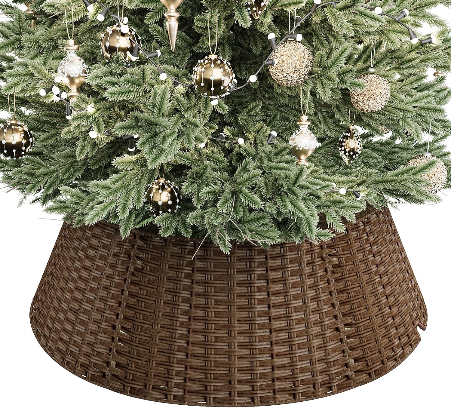 33 Inch Christmas Tree Collar for Elegant Holiday Decor