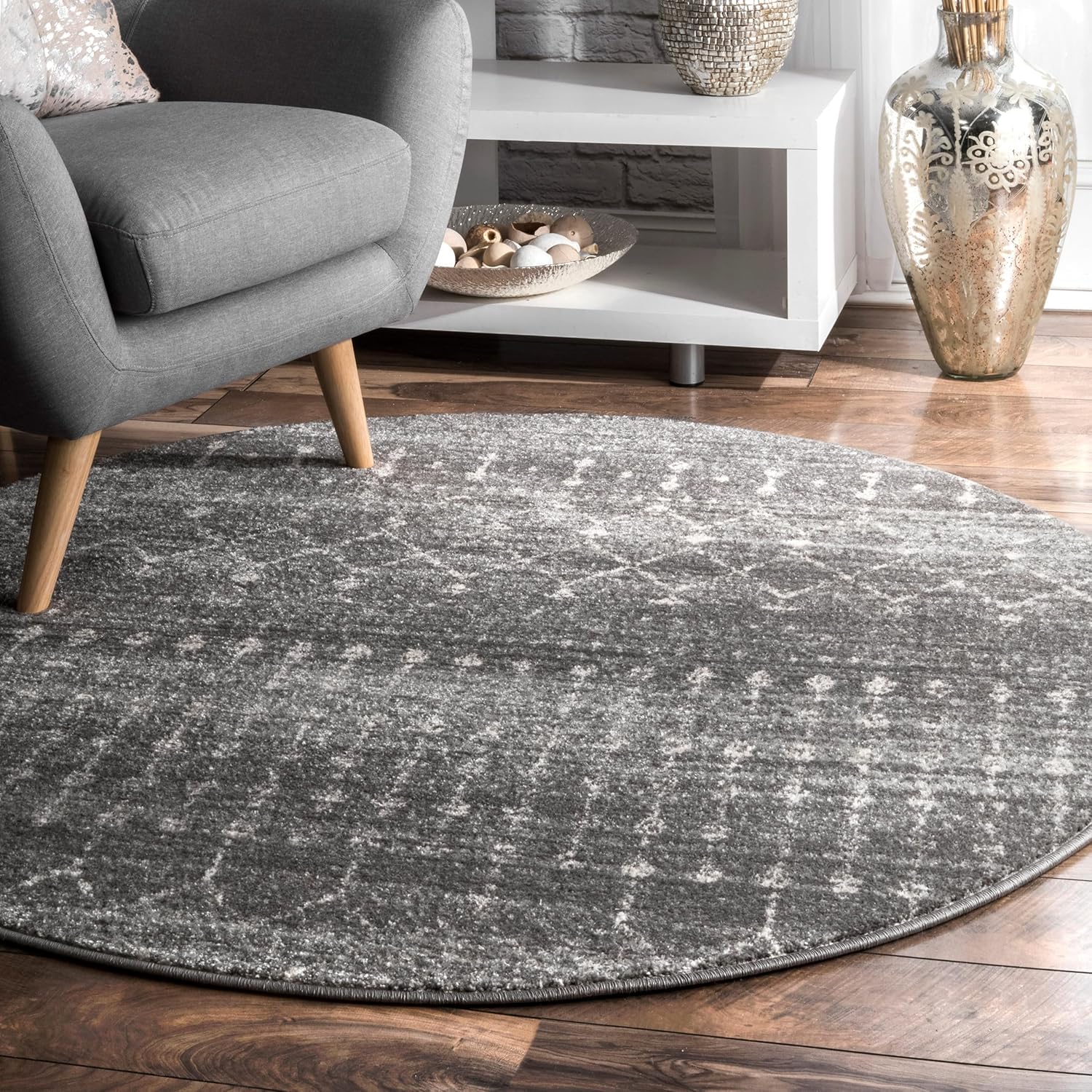nuLOOM 4 Round Moroccan Blythe Area Rug for Stylish Spaces