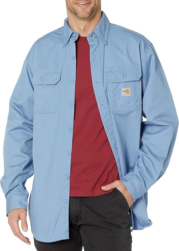 Carhartt Men's Big & Tall Flame Resistant Classic Twill Shirt Review