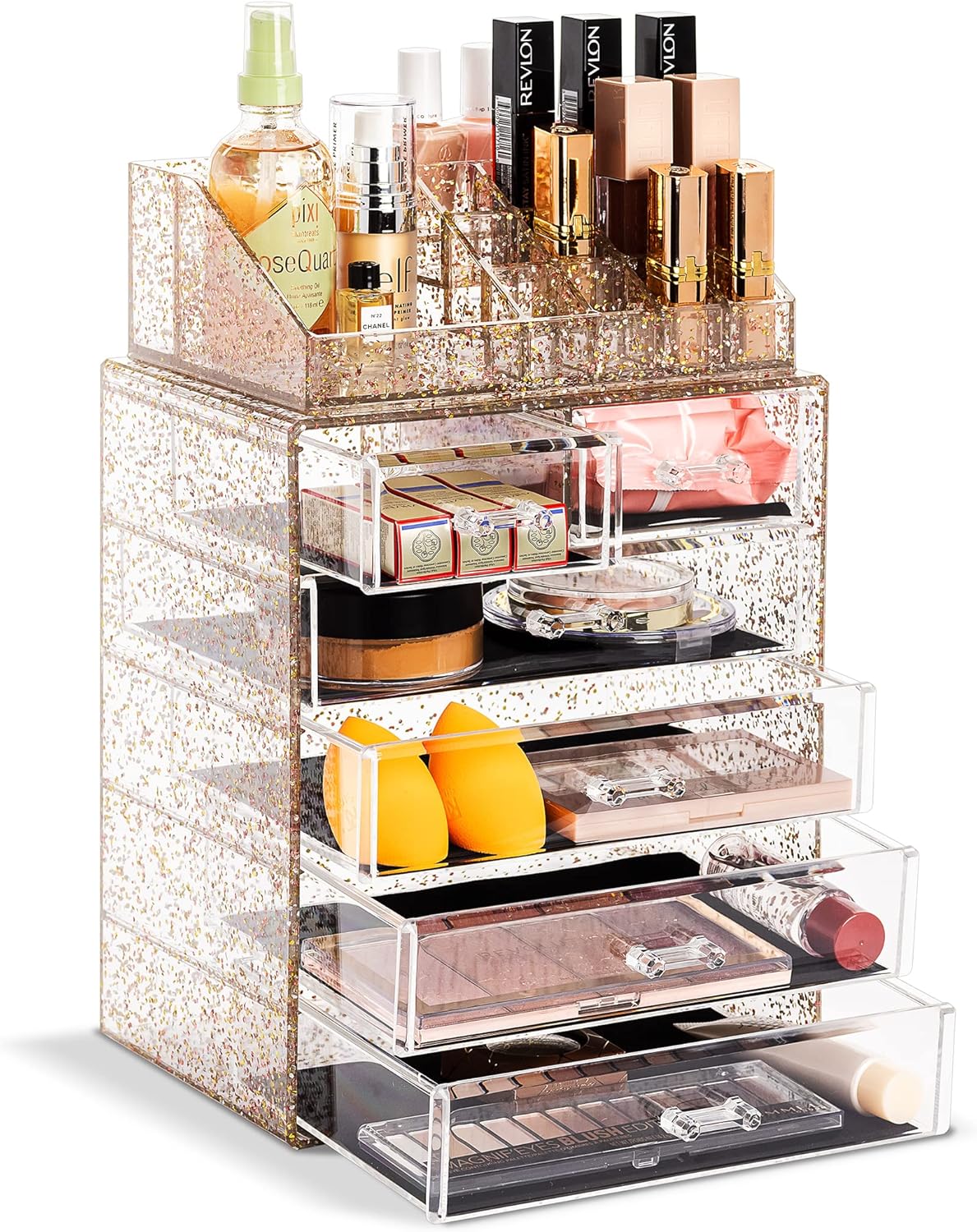 Sorbus Clear Cosmetic Makeup Organizer for Beauty Products
