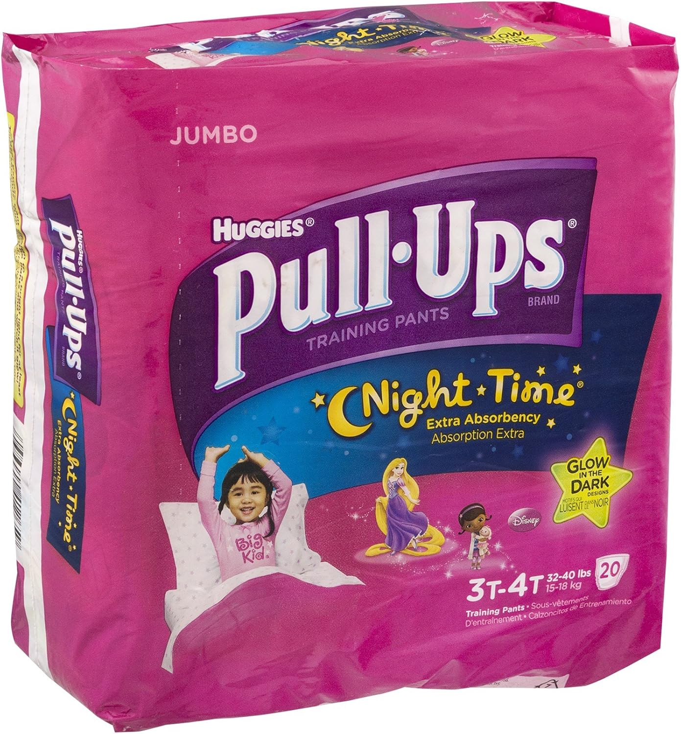 Huggies Pull-Ups Nighttime Pants - 12hr Protection! 