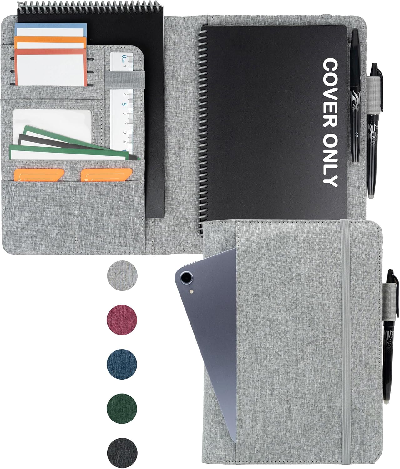 Water-Resistant Rocketbook Cover - Exec A5, Gray