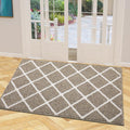 Finchitty Indoor Door Mat 40 in x 32 in Khaki - Dirt Resistant