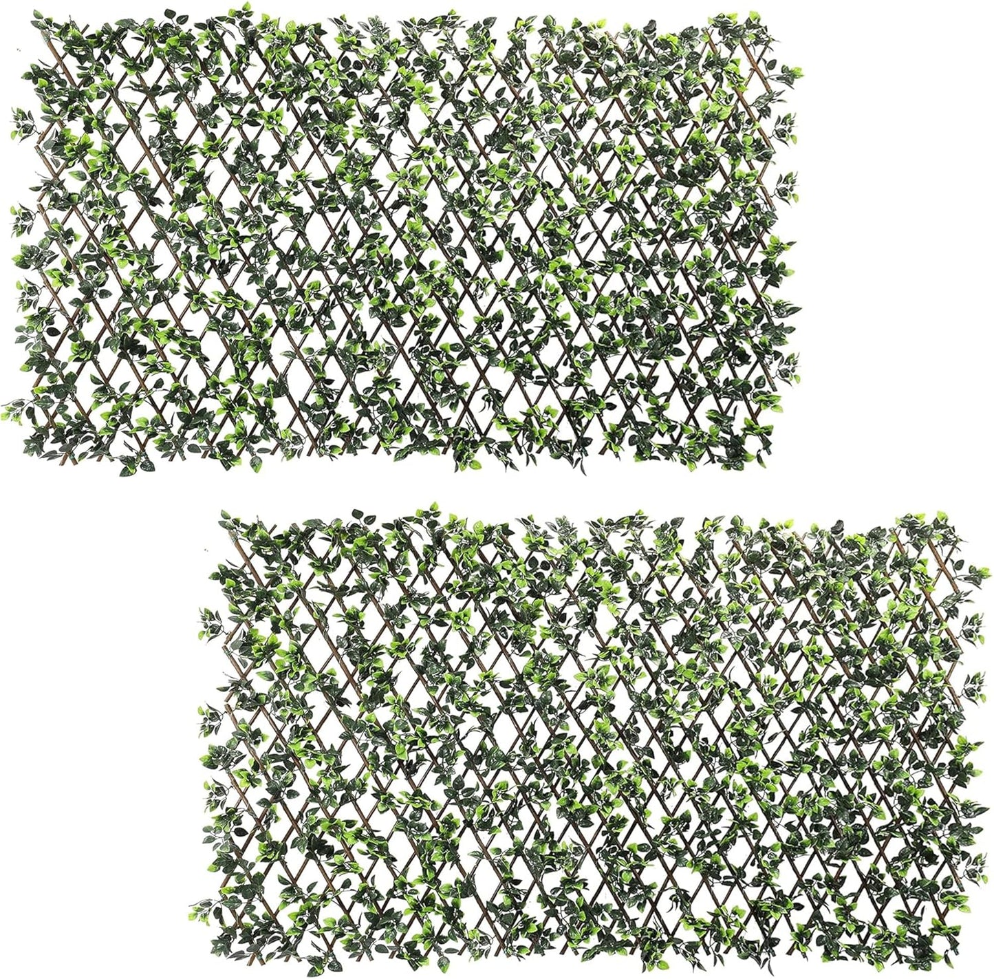 Expandable Rose Leaf Privacy Fence Screen for Outdoor Spaces