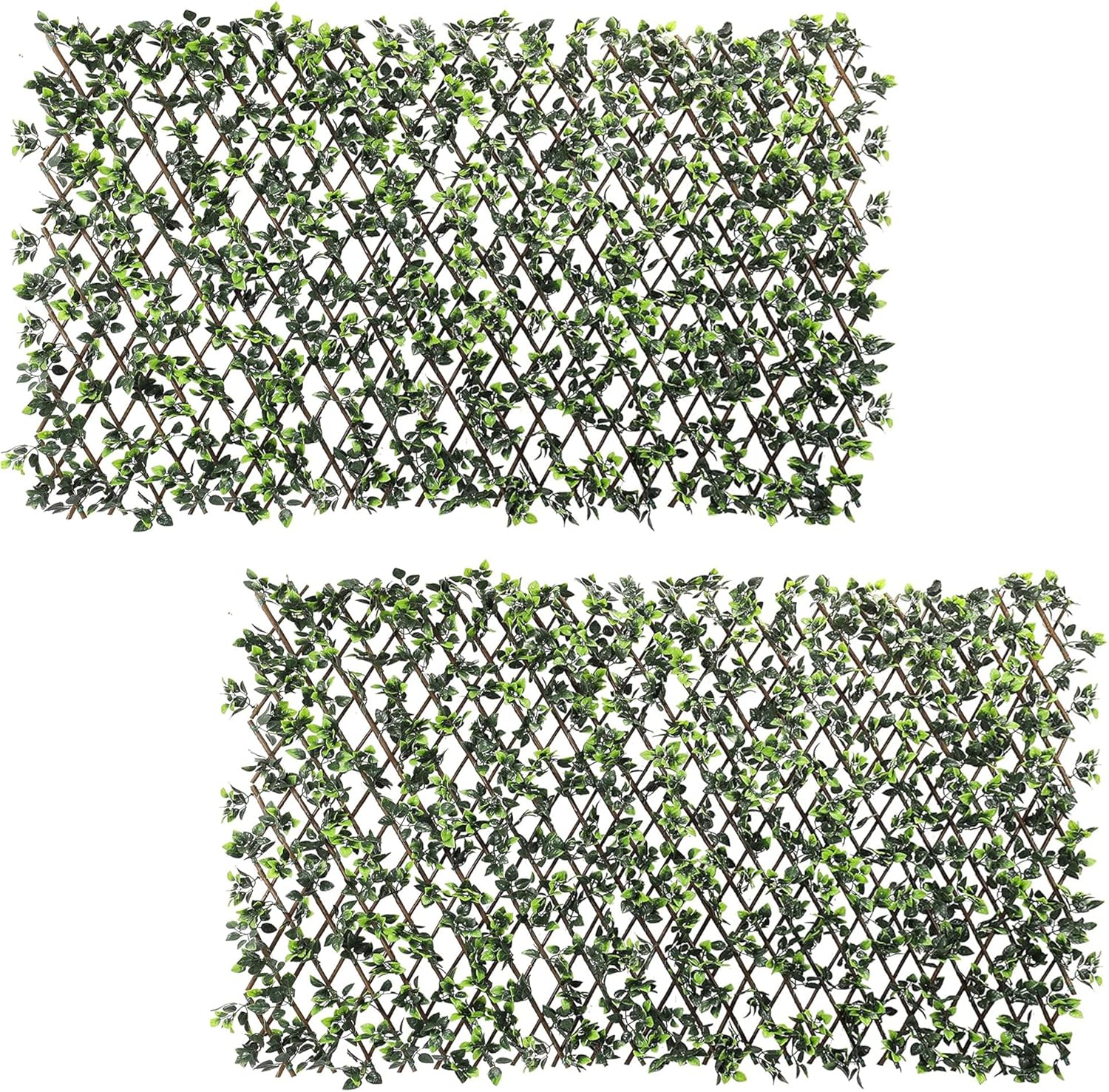 Expandable Rose Leaf Privacy Fence Screen for Outdoor Spaces