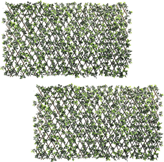 Expandable Rose Leaf Privacy Fence Screen for Outdoor Spaces