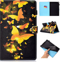 10.1 in Kindle Fire HD 10 Tablet Case - Gold Butterfly