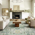 GENIMO 7ft 6in'x9ft 6in' Area Rugs for Living Room, Vintage Design
