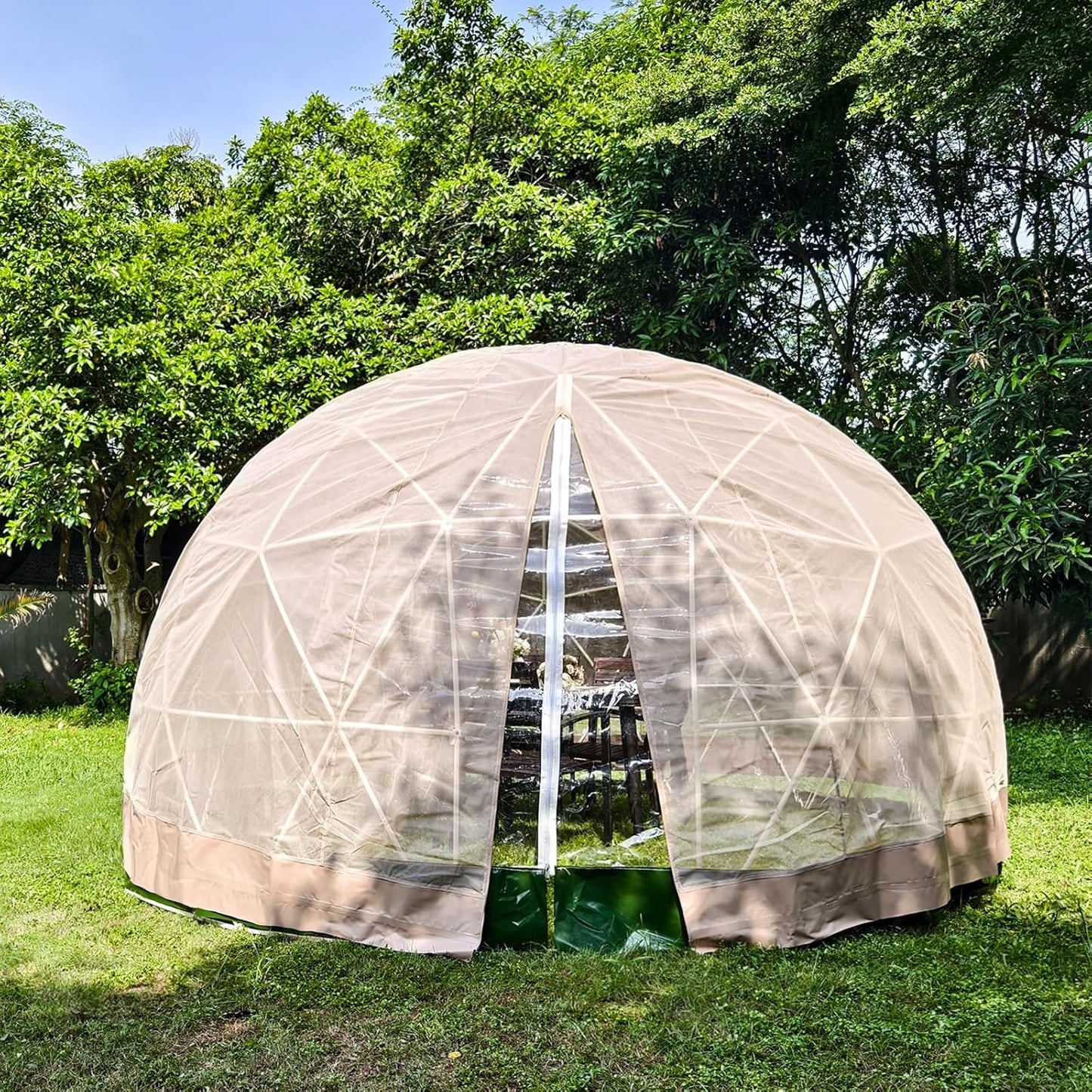 Jinrrenyi 7.2FT Igloo Bubble Tent: Weatherproof & Spacious!
