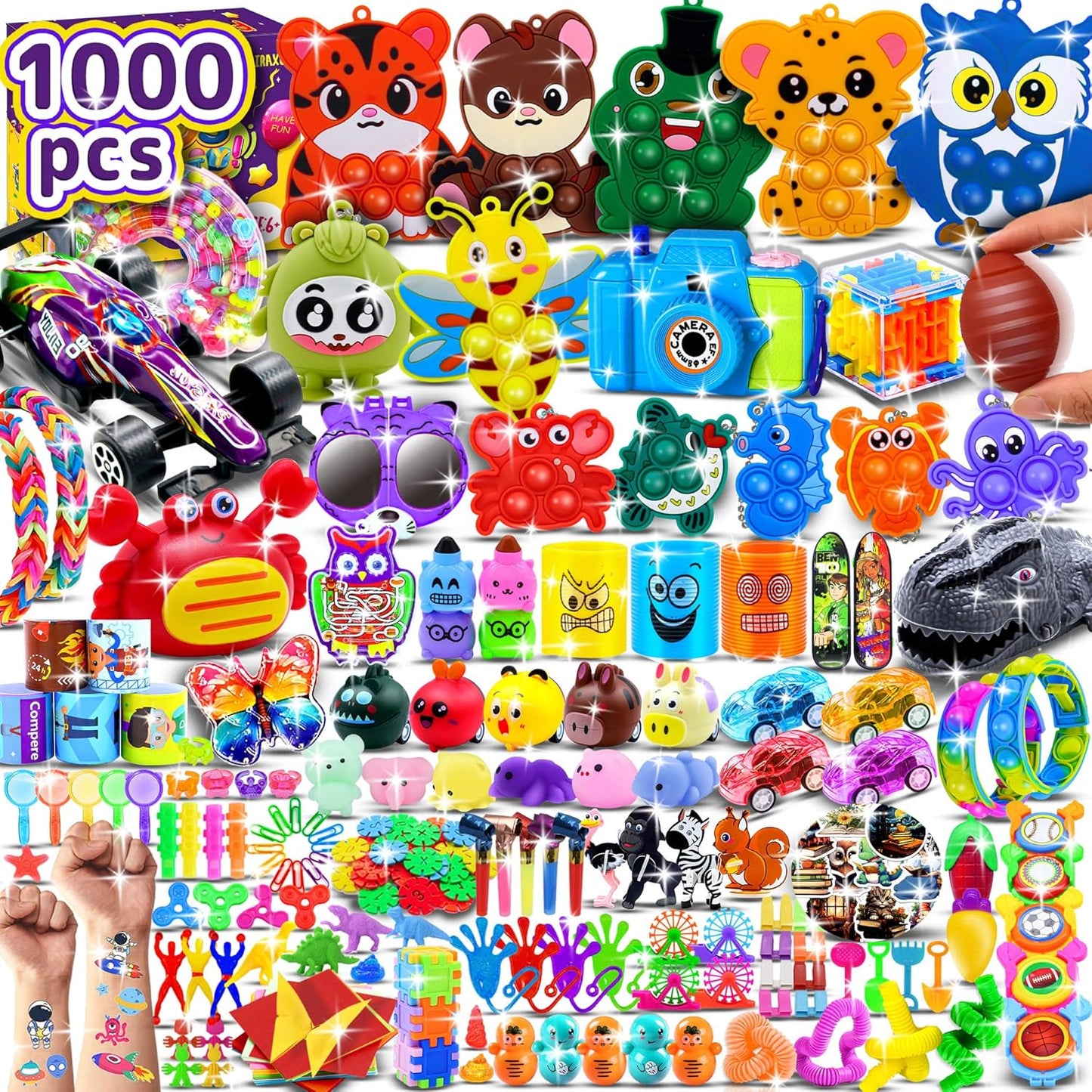 1000-Piece Bulk Fidget Toys TRIRAXUS
