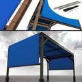 Pergola Sun Shade Canopy 7 ft W x 30 ft L Blue - 95% UV Blockage