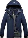 Women's Mountain Waterproof Ski Jacket - Warm Hooded Winter Coat
